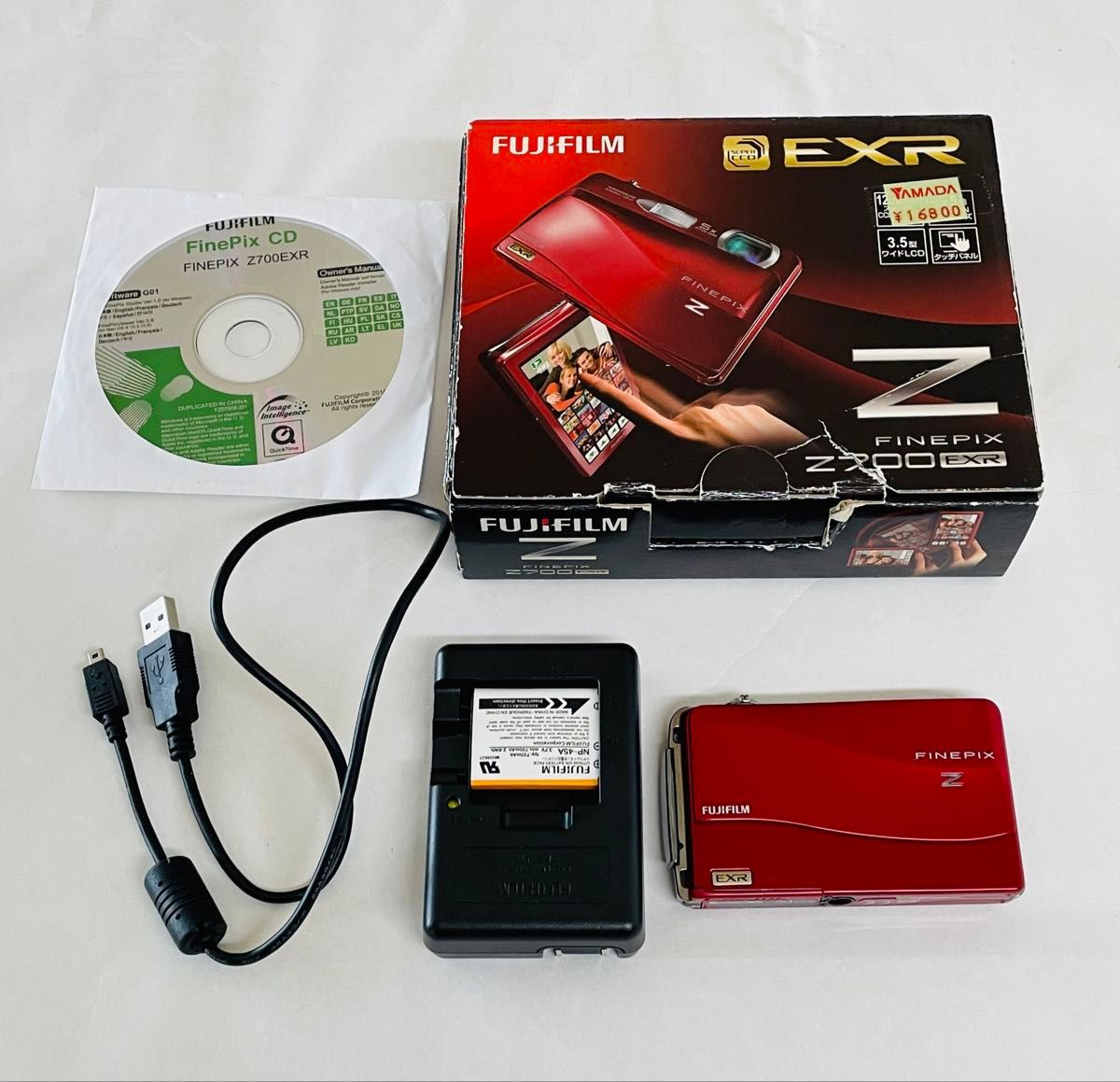 FUJIFILM FinePix Z700EXR レッド デジタルカメラ 未使用｜Yahoo