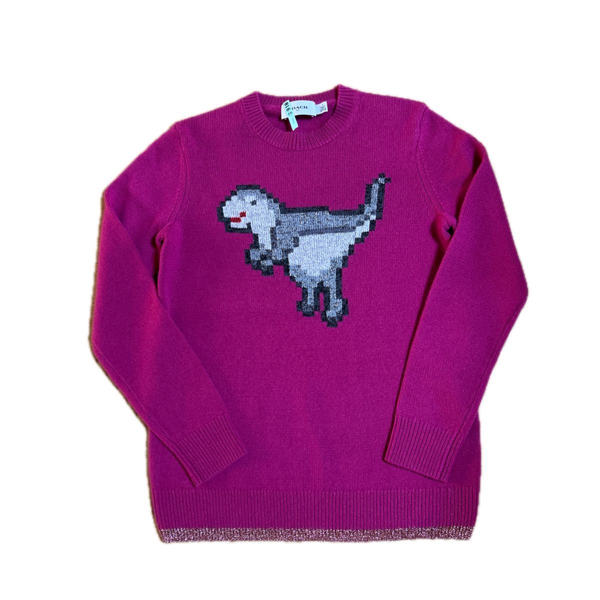 COACH コーチ レキシー ニット セーター ピンク Sサイズ｜Yahoo!フリマ