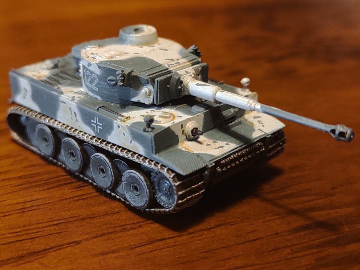122号車 タイガーI 極初期型 マイクロアーマー 第18弾 1/144 第502重