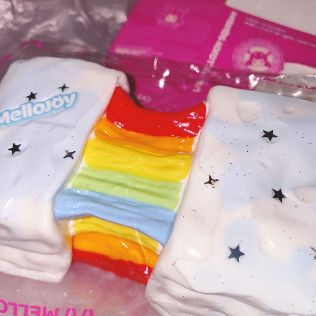 mellojoyスクイーズ のびーるチーズレインボー｜Yahoo!フリマ（旧