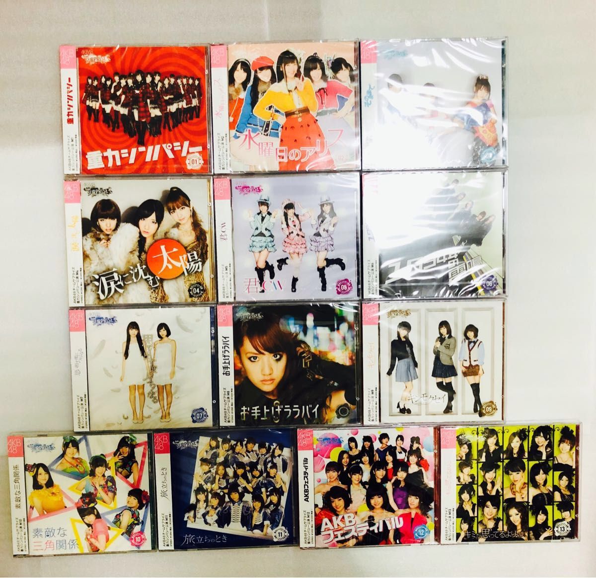新品 AKB48 チームサプライズ CD DVD 13点セット 未開封品 初代神7 M1