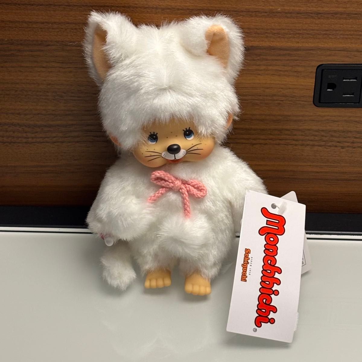 EU限定 モンチッチ WHITE CAT 白い猫 ぬいぐるみ セキグチ｜Yahoo