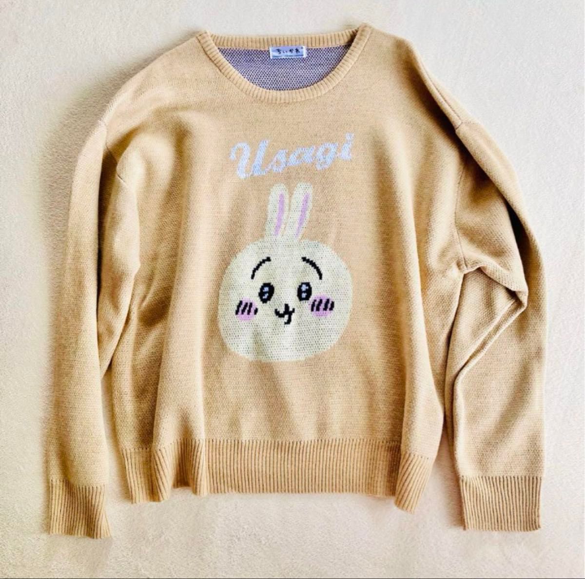 アベイル ちいかわ ニットプルオーバー ニットセーター うさぎ