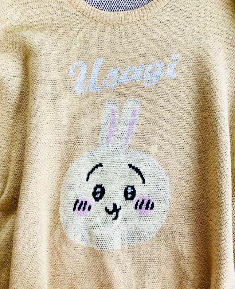 アベイル ちいかわ ニットプルオーバー ニットセーター うさぎ