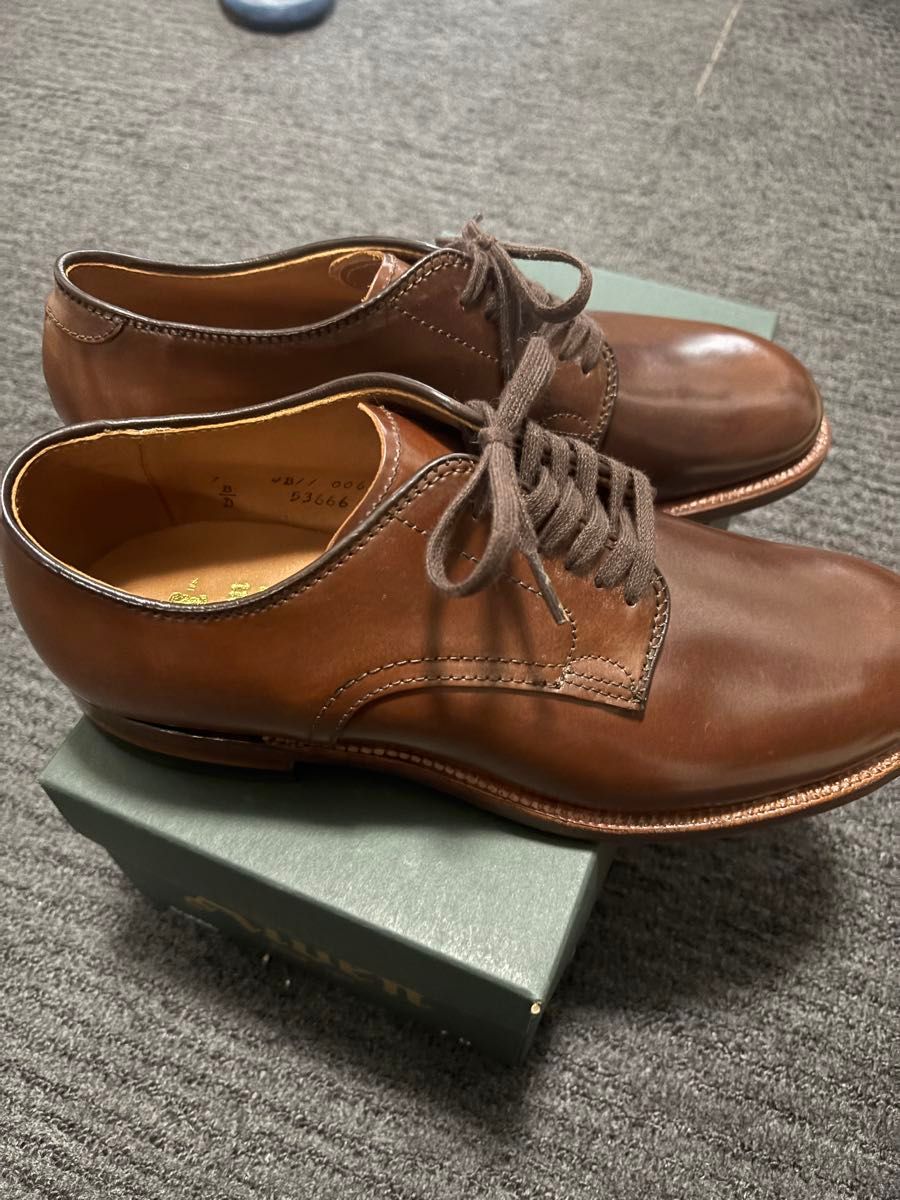 新品・希少】Alden オールデン No 4コードバン プレーントゥ 7D
