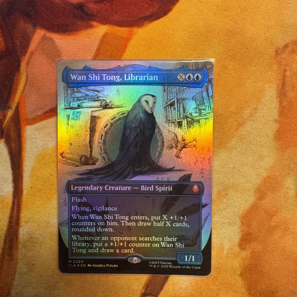 司書 ワン・シー・トン/Wan Shi Tong Librarian ボーダーレス foil MTG