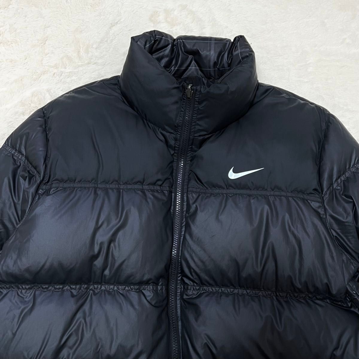 超肉厚】NIKE ナイキ ヌプシ型 リバーシブル ダウンジャケット 550