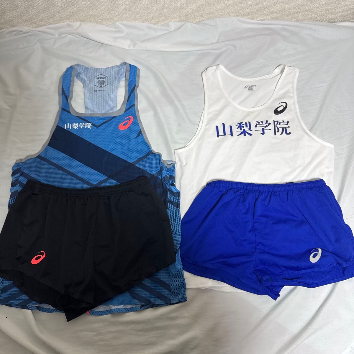 箱根駅伝 山梨学院大学 練習用 ユニフォーム2種セット アシックス 陸上