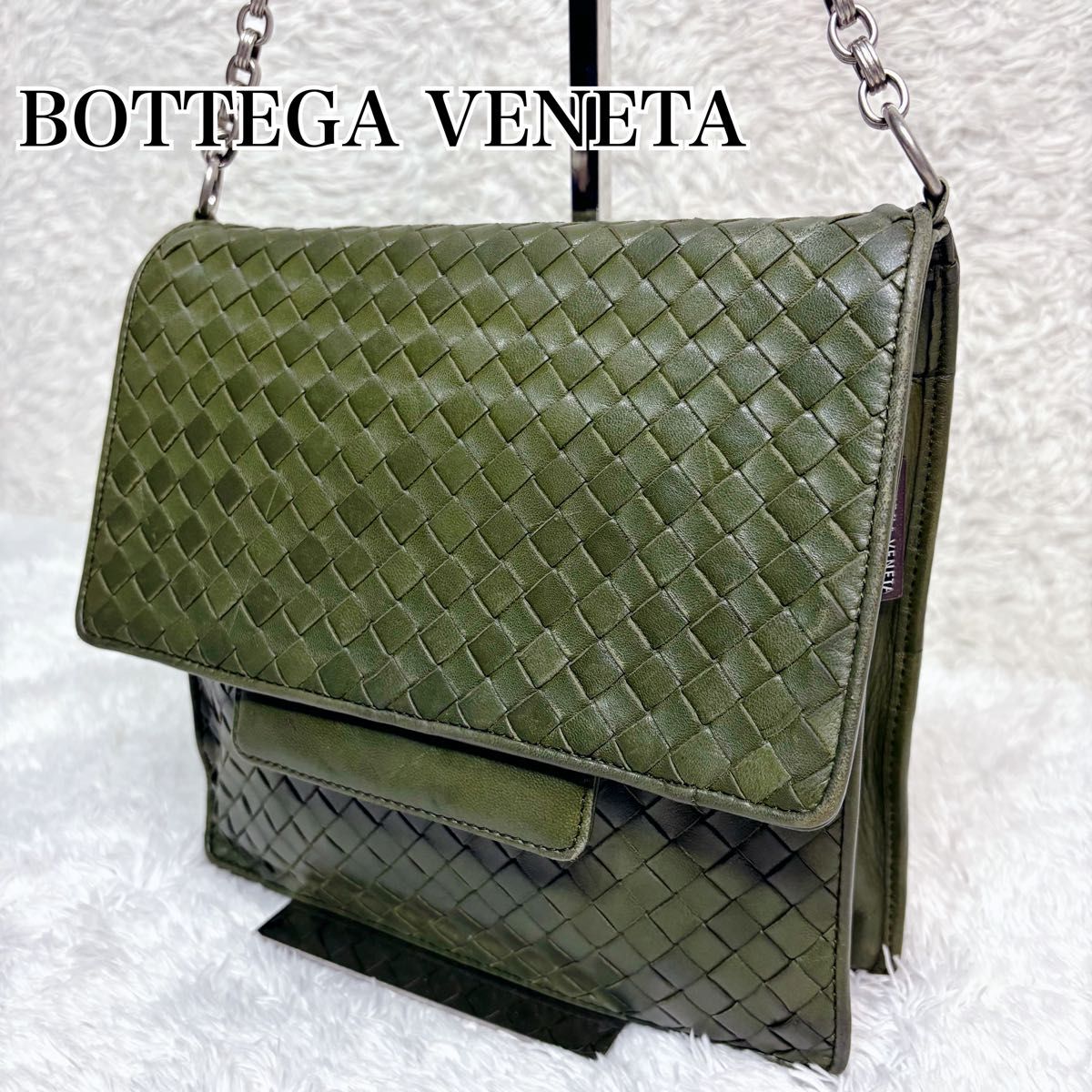 BOTTEGA VENETA イントレチャート ボッテガヴェネタ レザー ショルダー