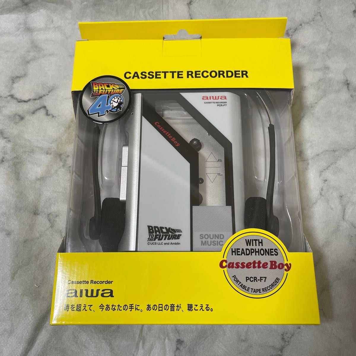 バックトゥザフューチャー ポータブルカセットプレーヤー ドンキ