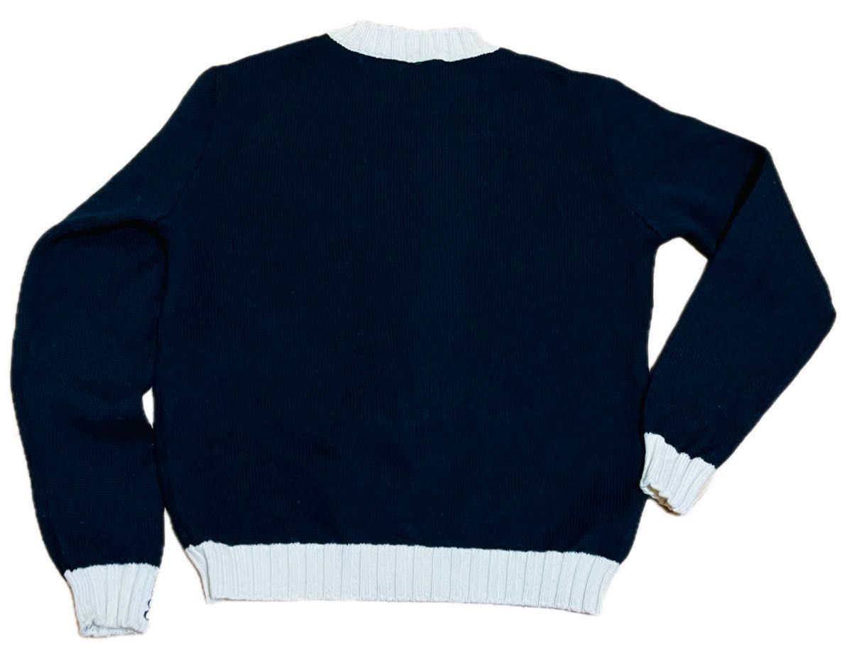 HUGO BOSS ヒューゴボス ロゴ ニット セーター ブラック ホワイト 大谷