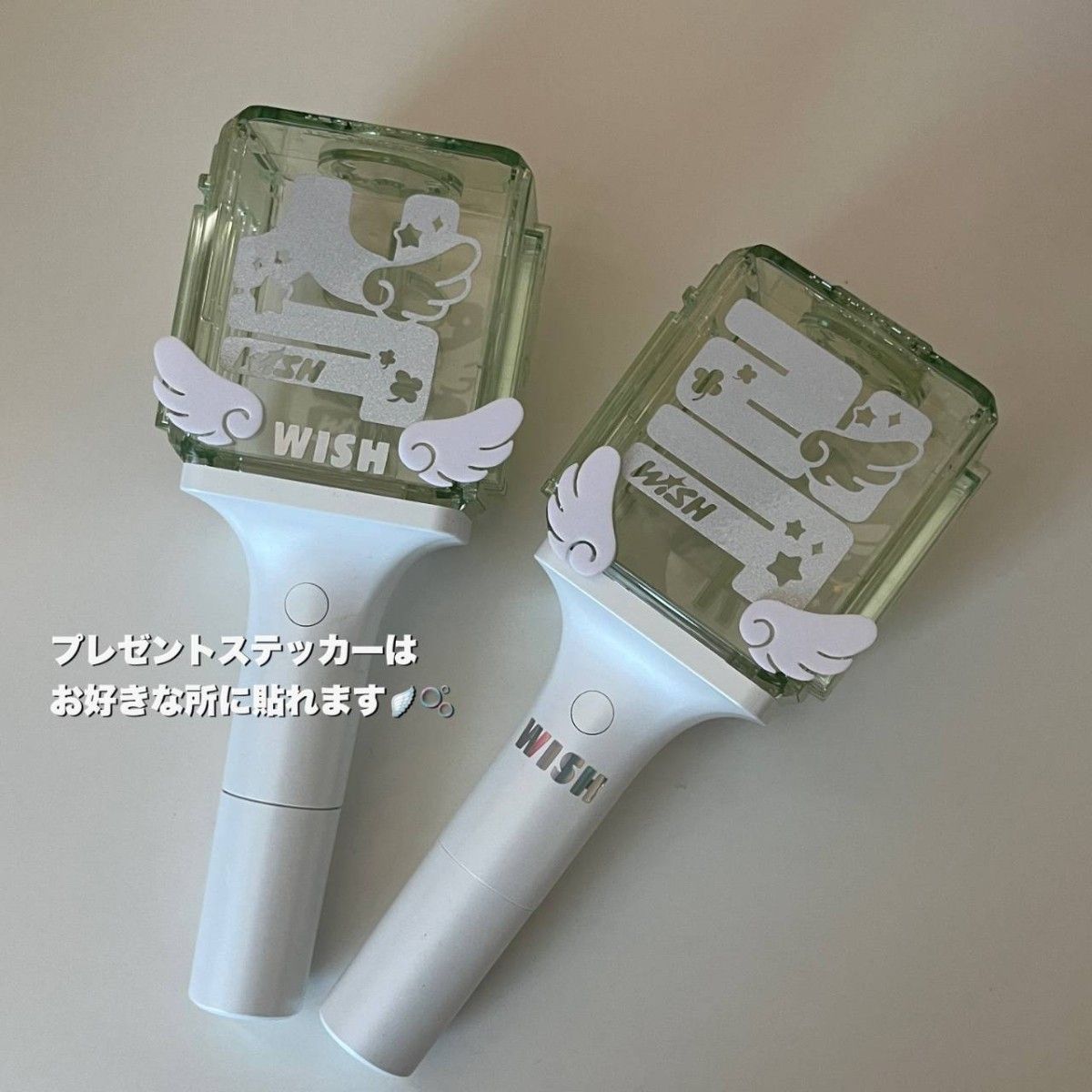 リク NCT WISH 草鈍器 ペンライト ステッカー 反射シート 推し活 送料