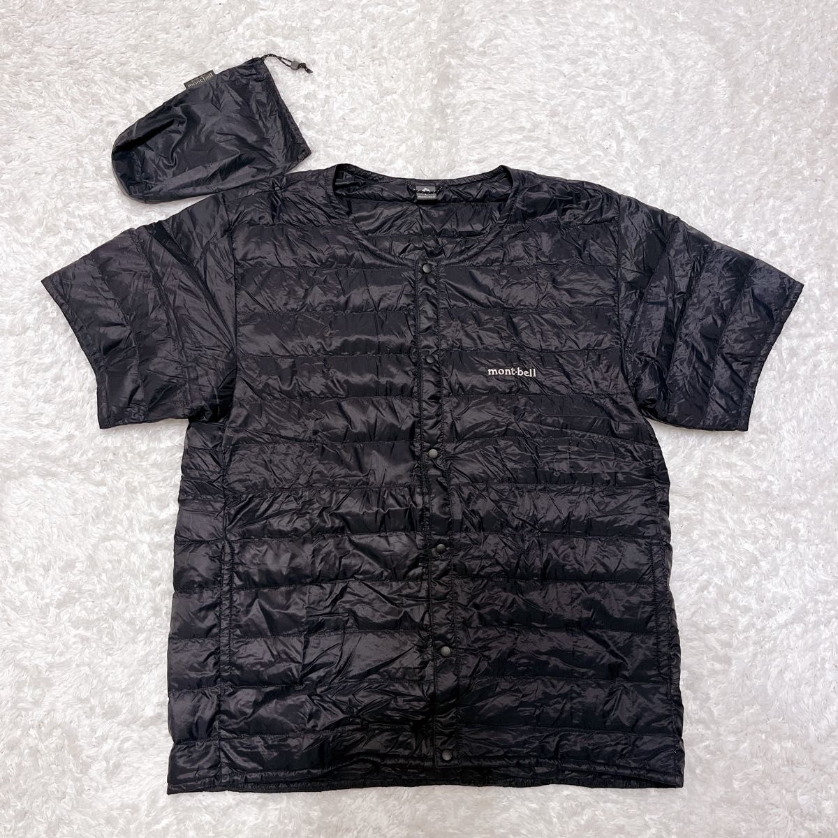 モンベル ラウンドネックT 1101507 mont bell ブラック スペリオダウン