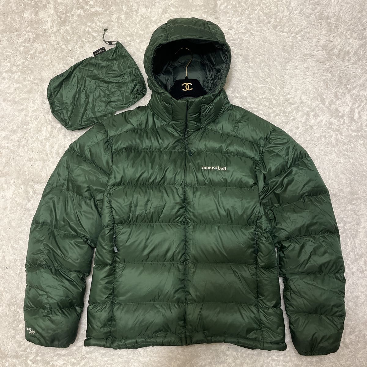 モンベル ライトアルパインダウンパーカ グリーン mont bell 800FP