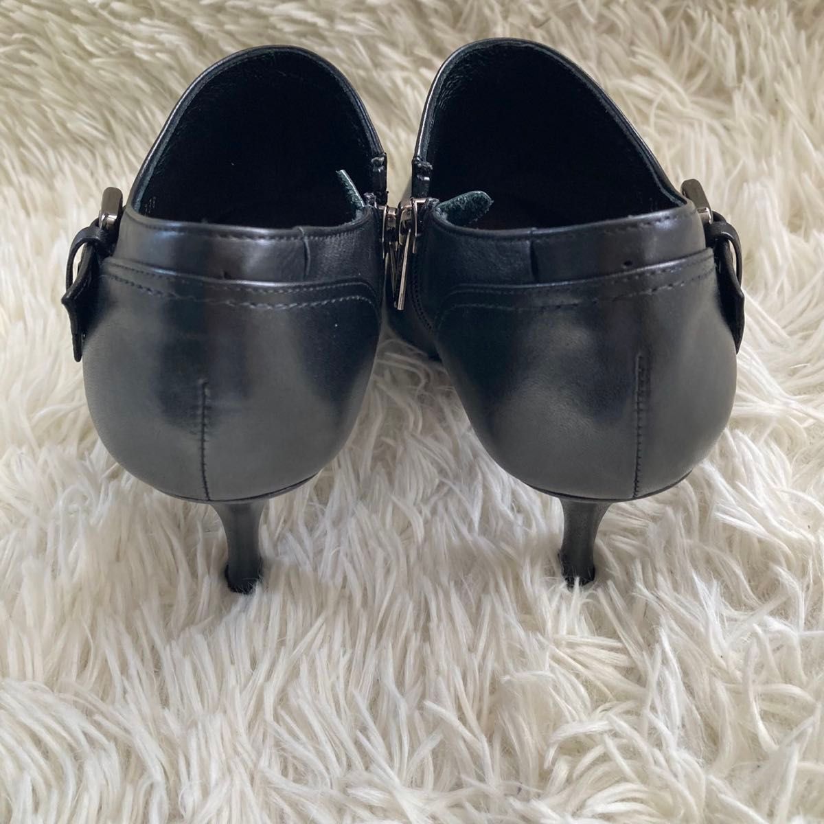 美品 DIANA ダイアナ ショートブーツ ブーティ 23 5cm ヒール8cm