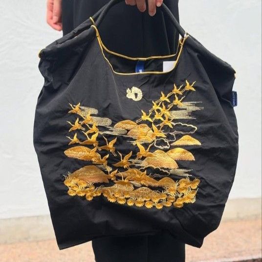 新品/正規品】ボールアンドチェーン 染職いわもと コラボ 鶴 ブラック