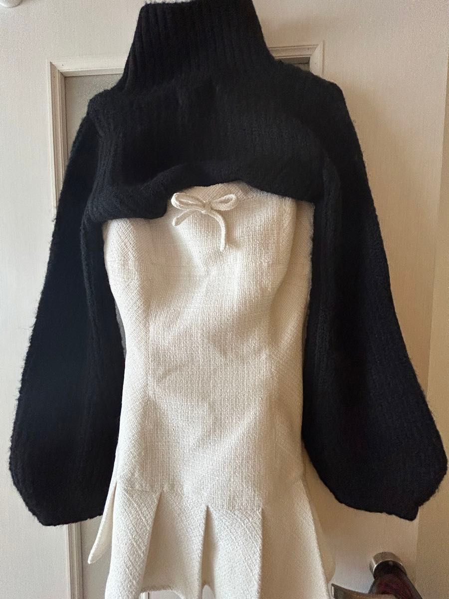 andmary Twiggy tweed mini dress ツイードミニワンピース｜Yahoo