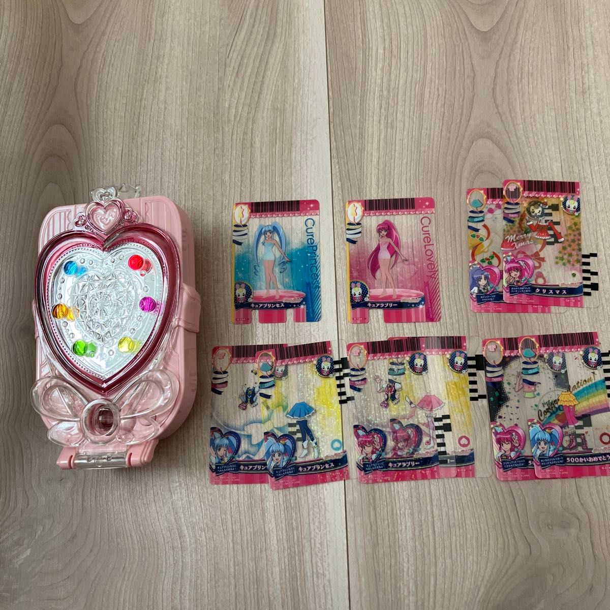 ハピネスチャージプリキュア プリチェンミラー&プリカード まとめ売り