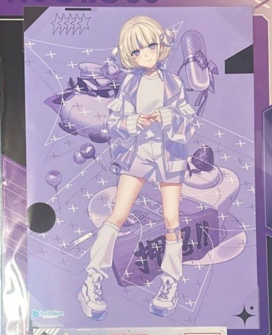 一番くじ ホロライブ ReGLOSS 轟はじめ ビジュアルボード 新品