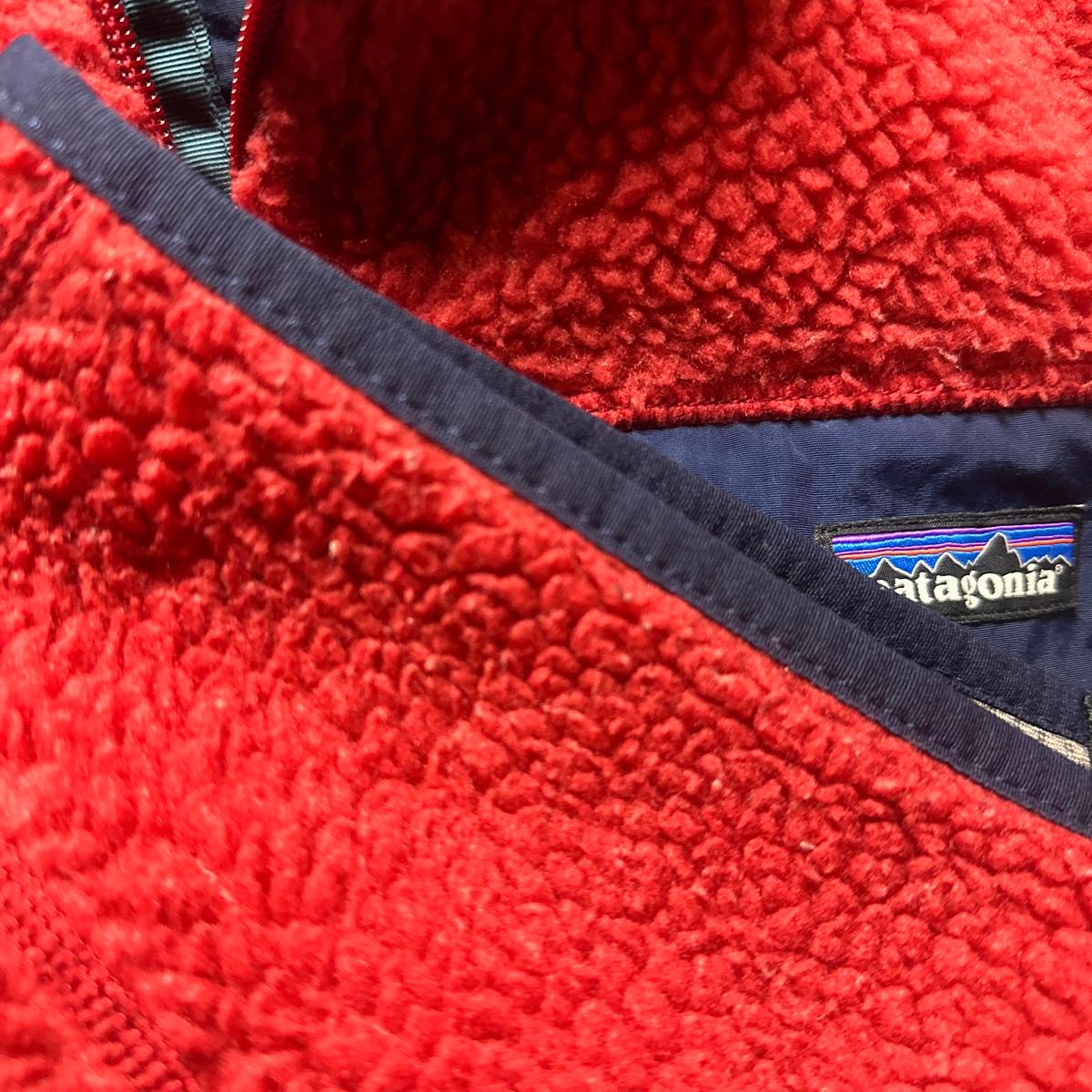 patagonia パタゴニア レトロX フリースベスト ネイビー レッド ベスト