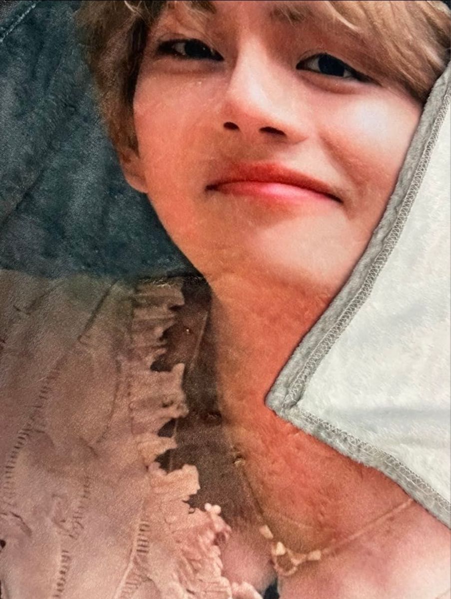 bts テテ ブランケット BTS テテ V ブランケット【3枚目以降に実物画像