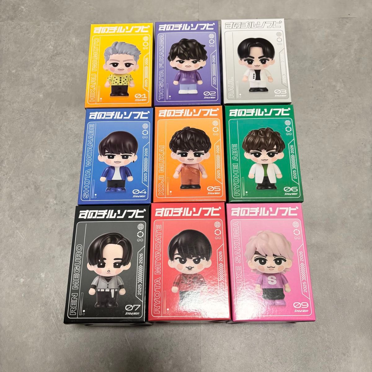 すのチルソフビ セット SnowMan ON ツアーグッズ｜Yahoo!フリマ（旧