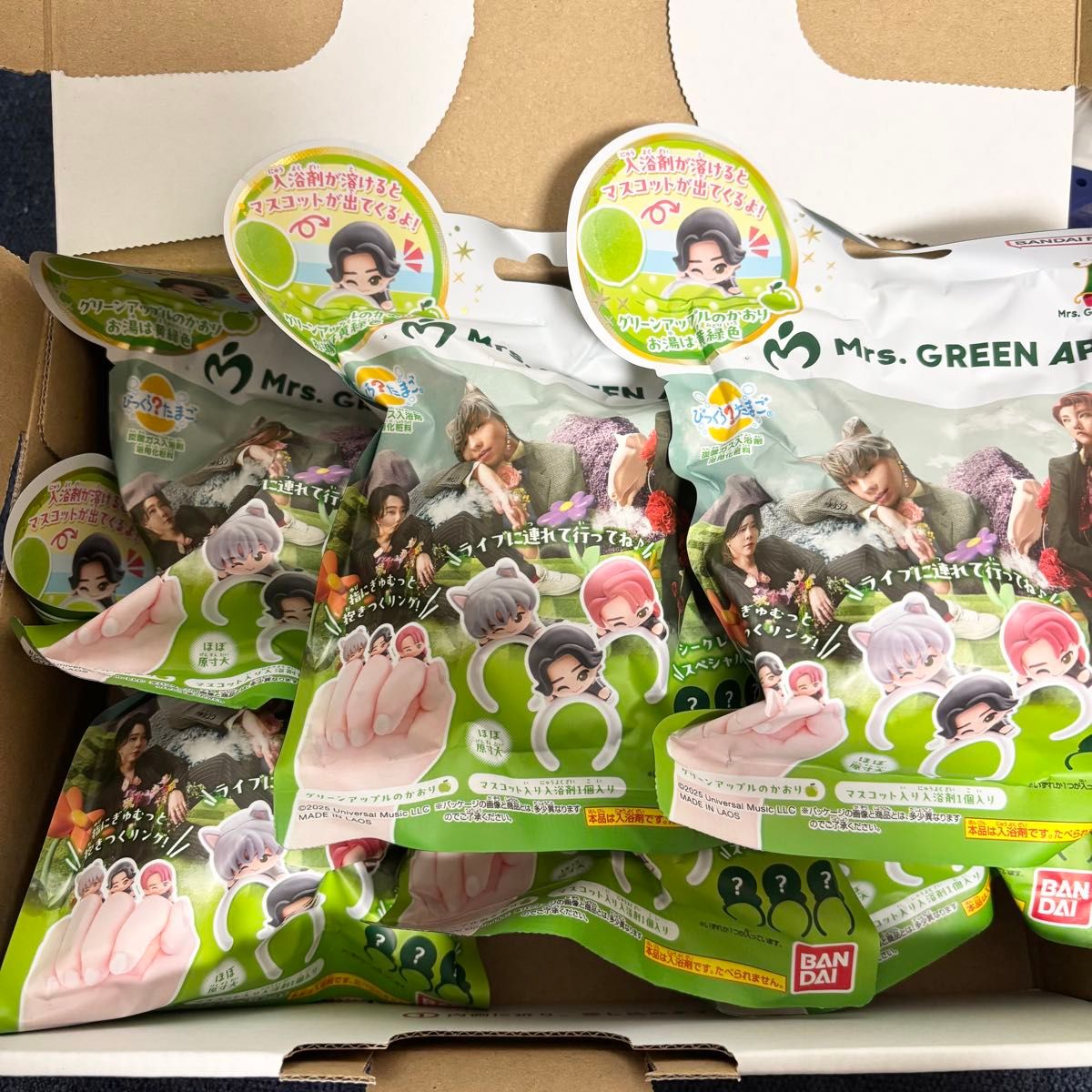 ミセスグリーンアップル びっくらたまご 6個セット バスボム バス