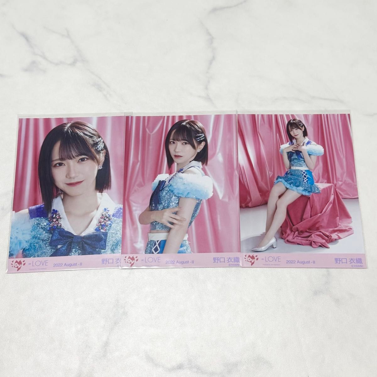 イコラブ ＝LOVE 野口衣織 イコノイジョイ2022 キラキラ衣装 生写真