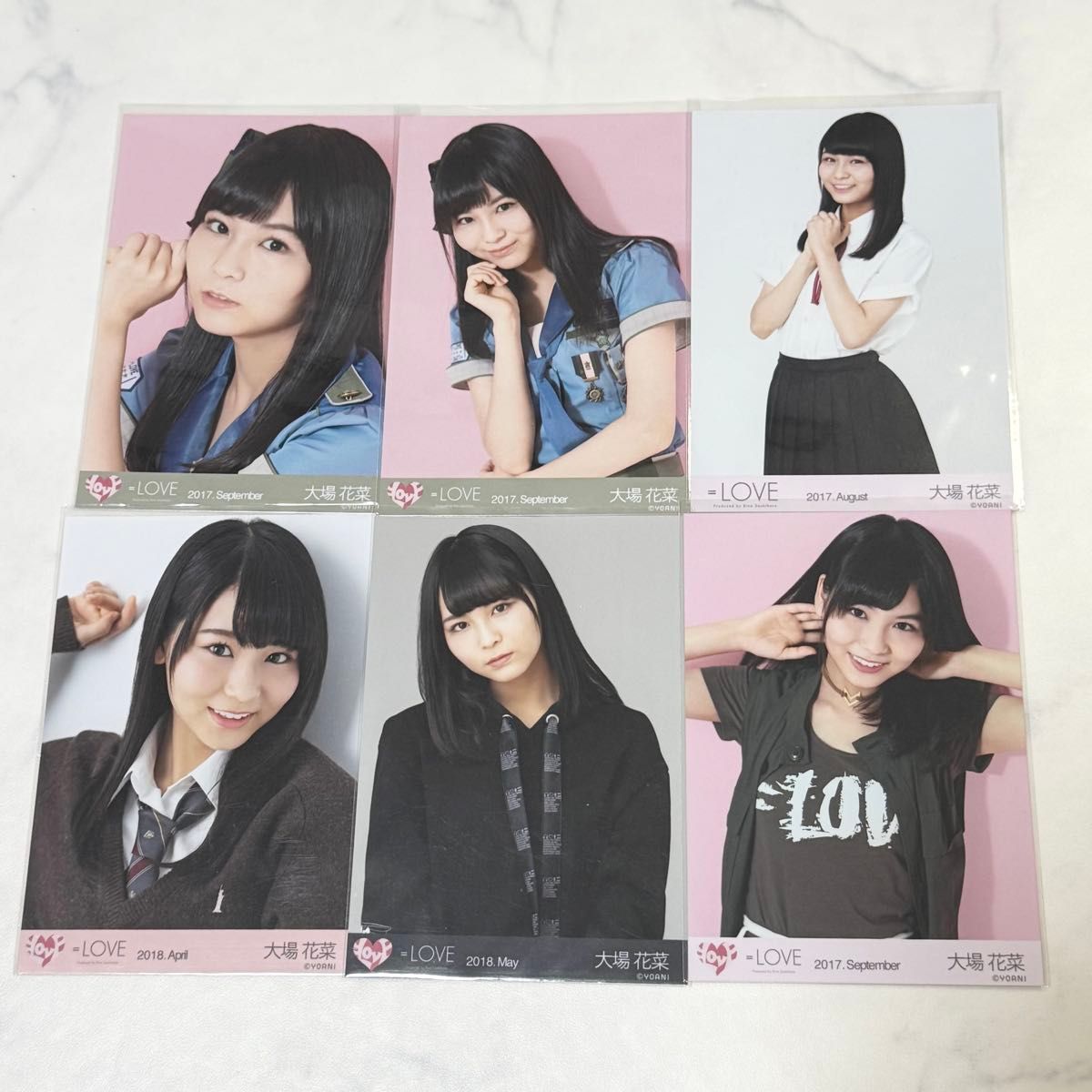 イコラブ ＝LOVE 大場花菜 生写真 初期 まとめ売り サバイバル 初期