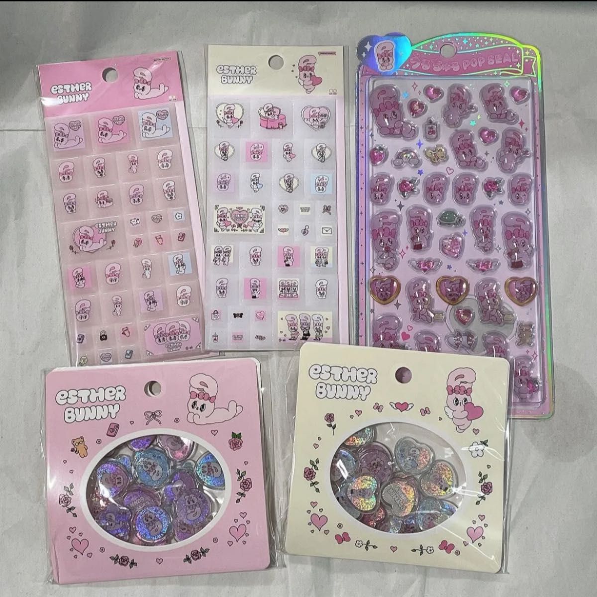 早い者勝ち エスターバニー ボンボンドロップシール タイルシール