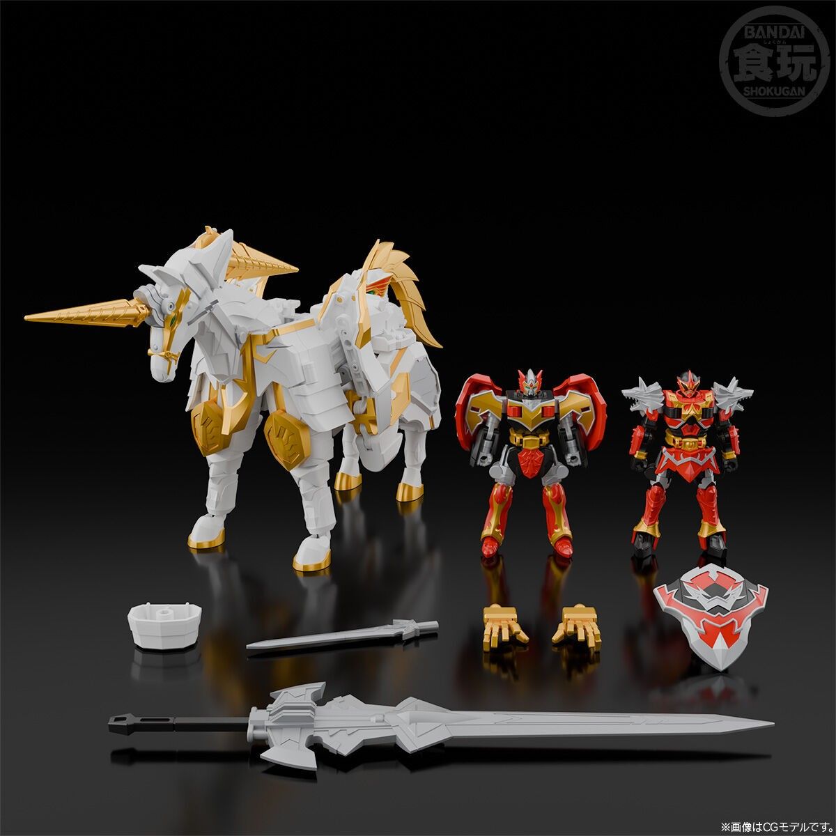 SMP [SHOKUGAN MODELING PROJECT] 天空合体 セイントカイザー 輸送箱未
