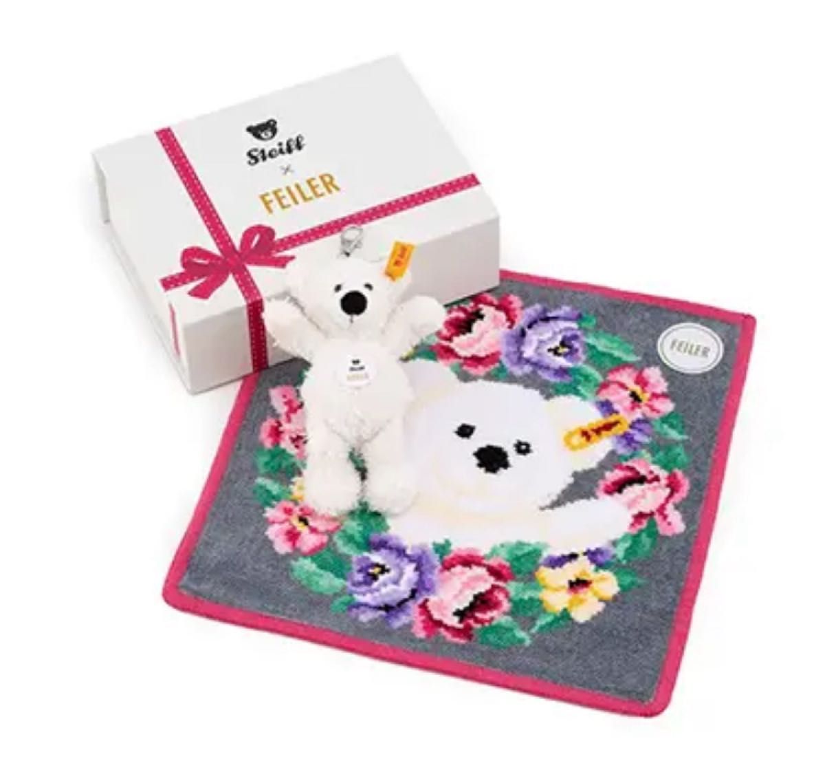 限定 シュタイフ テディベア アンド フェイラーセット【キーホルダー