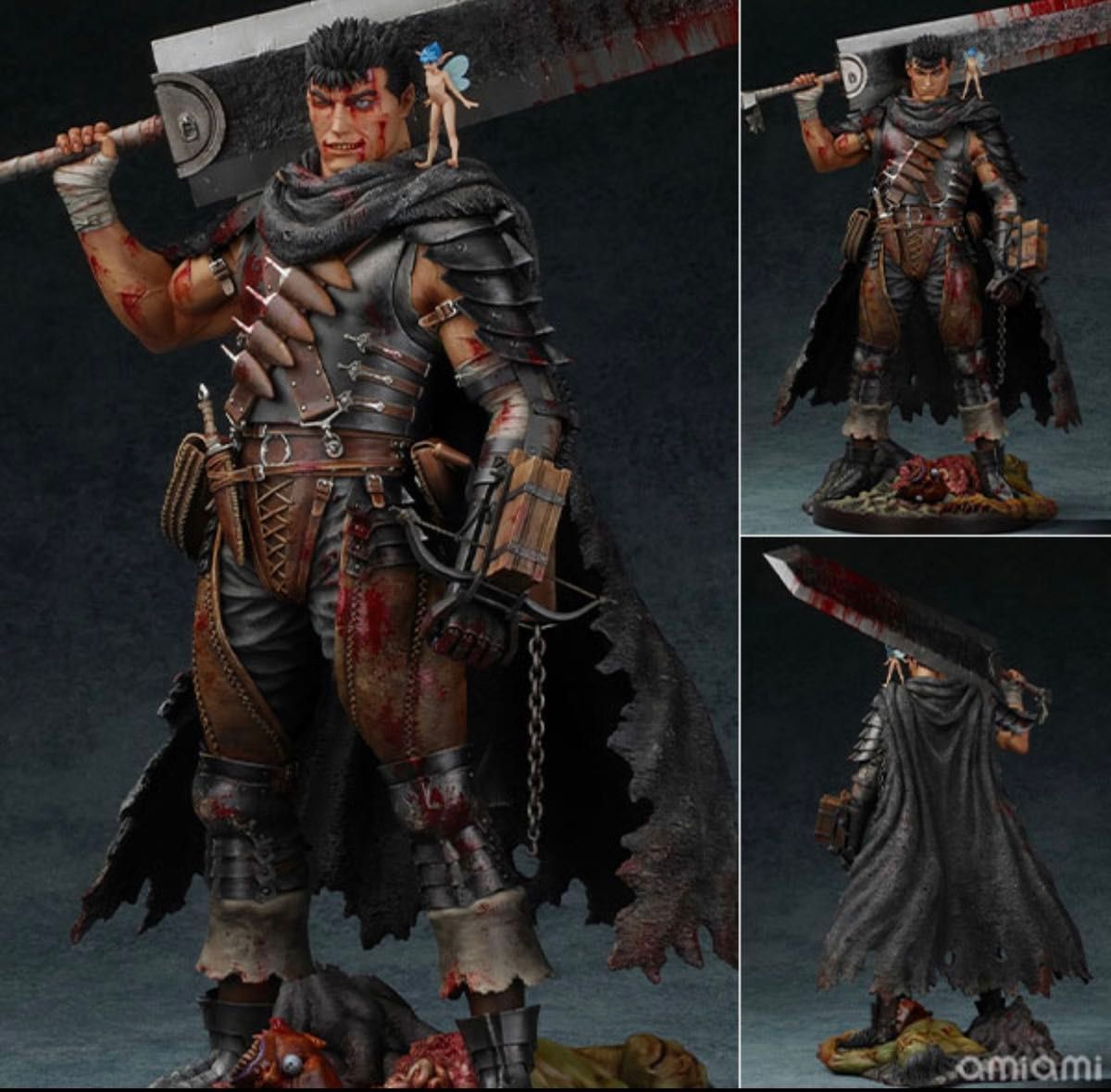 新品未開封】ベルセルク/ガッツ 黒い剣士 1/6 スタチュー リニューアル