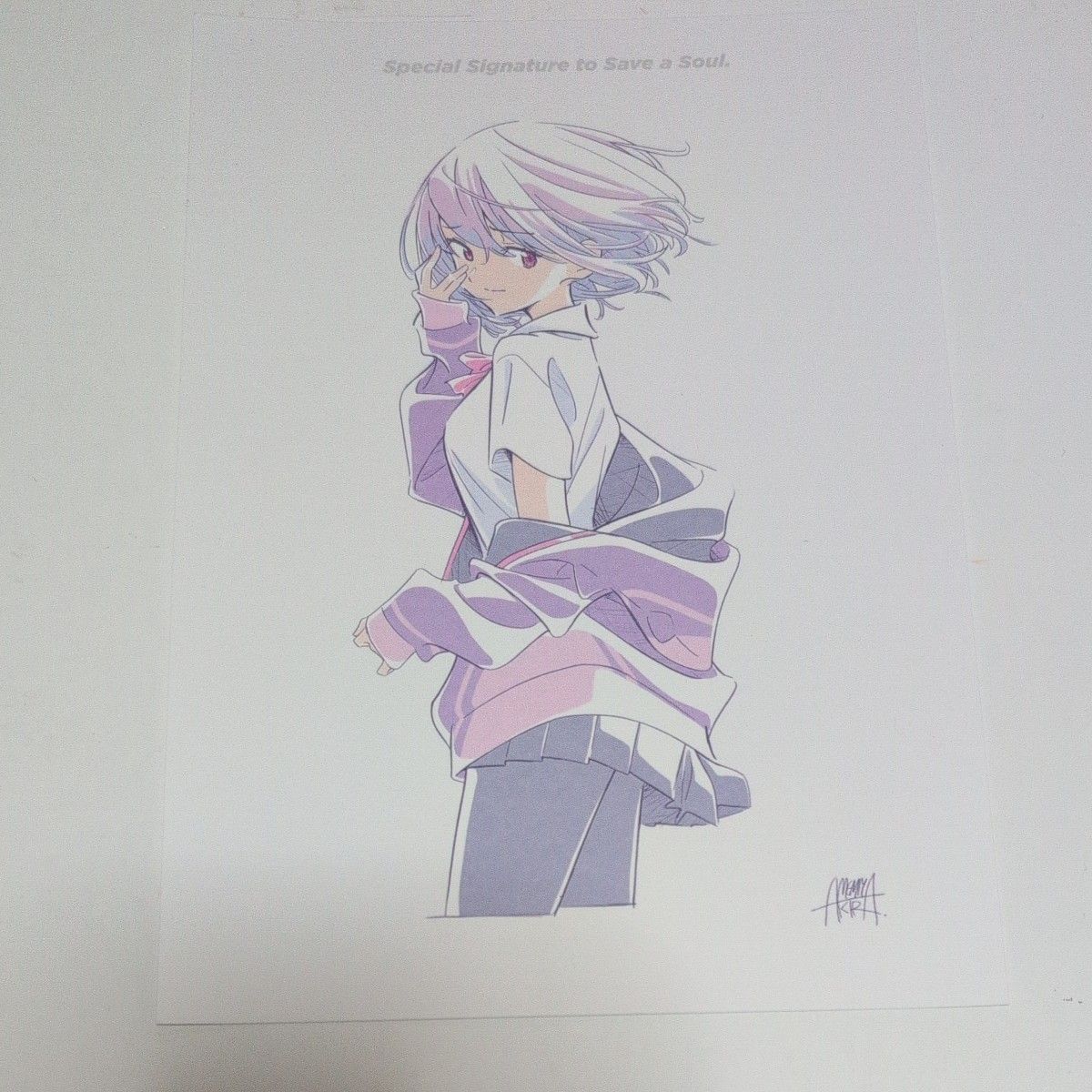 SSSS GRIDMAN 特別上映会特典 雨宮哲描き下ろし イラストポストカード