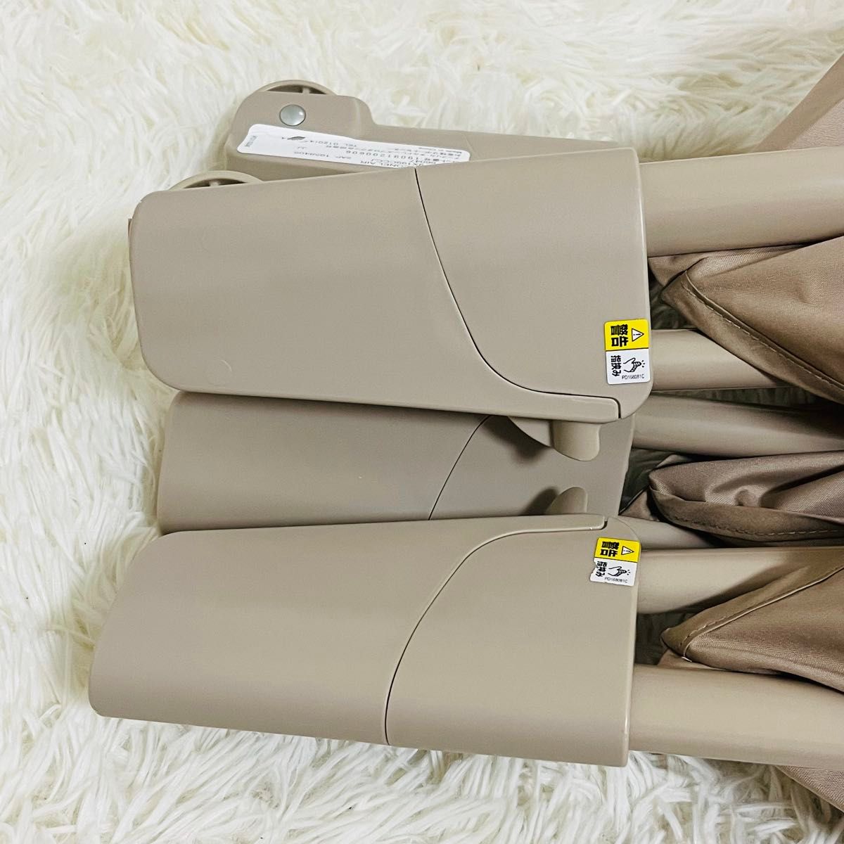 美品 アップリカ ココネルエアー ベビーベッド サークル 寝具 66047