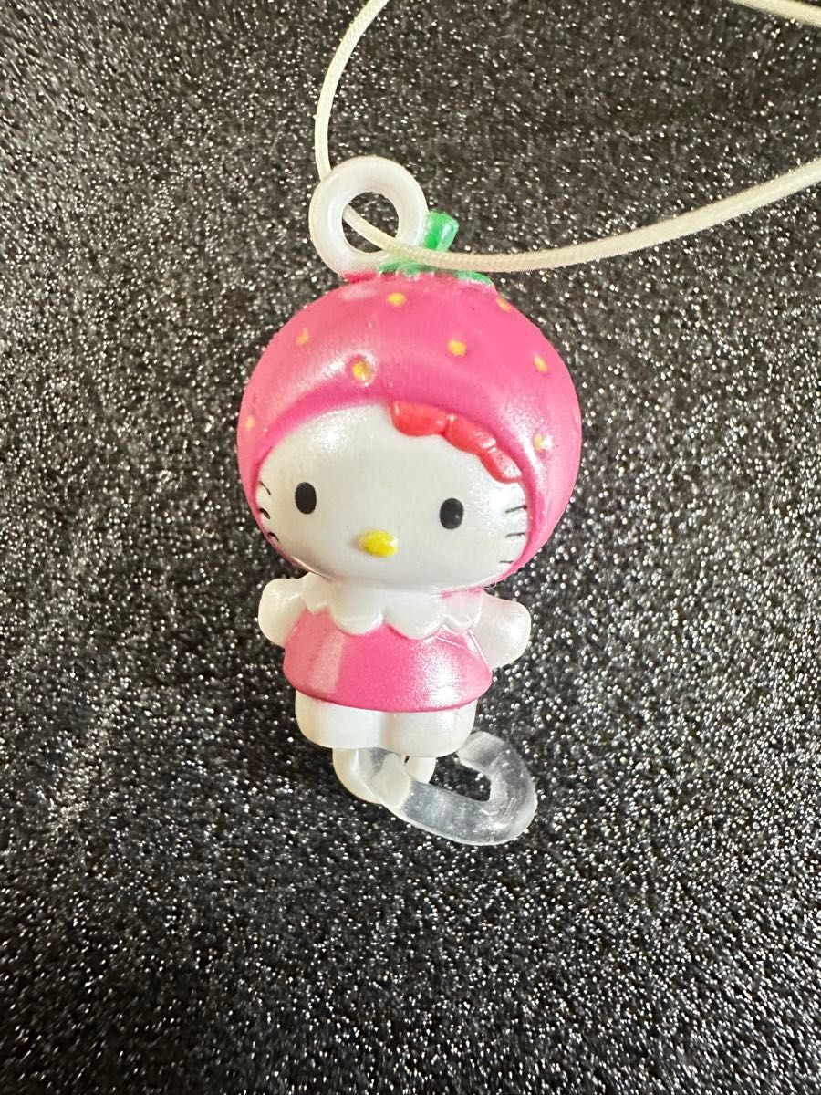 ご当地キティ レア 根付けストラップ 北海道 まりも クリア ご当地