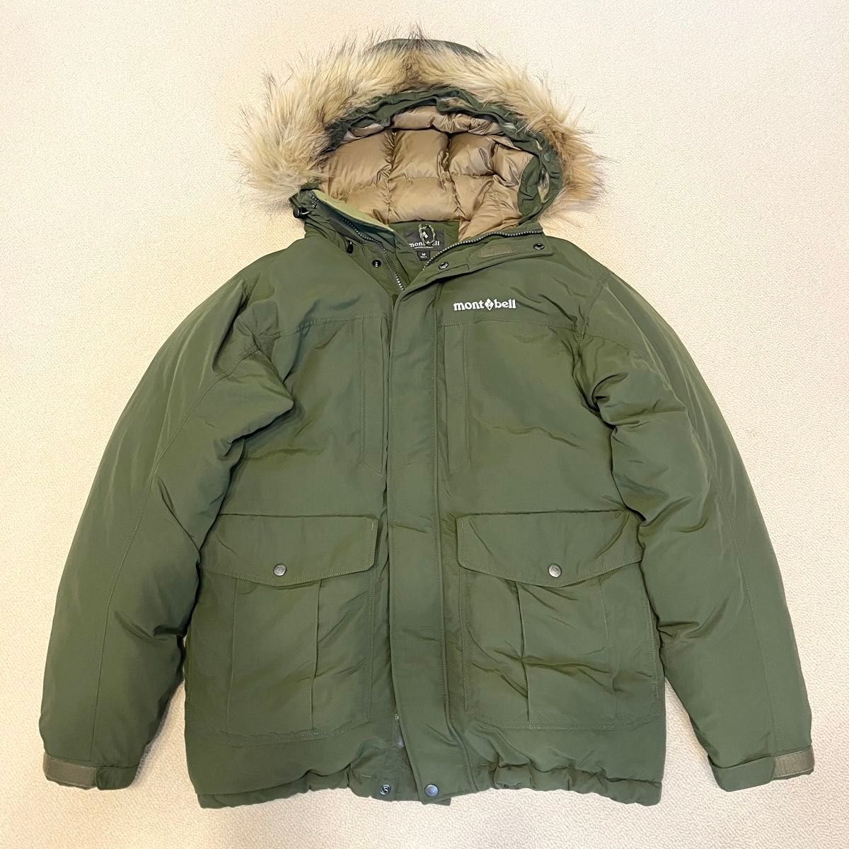 希少 mont-bell モンベル ローガンダウンパーカ 800EX カーキ Mサイズ