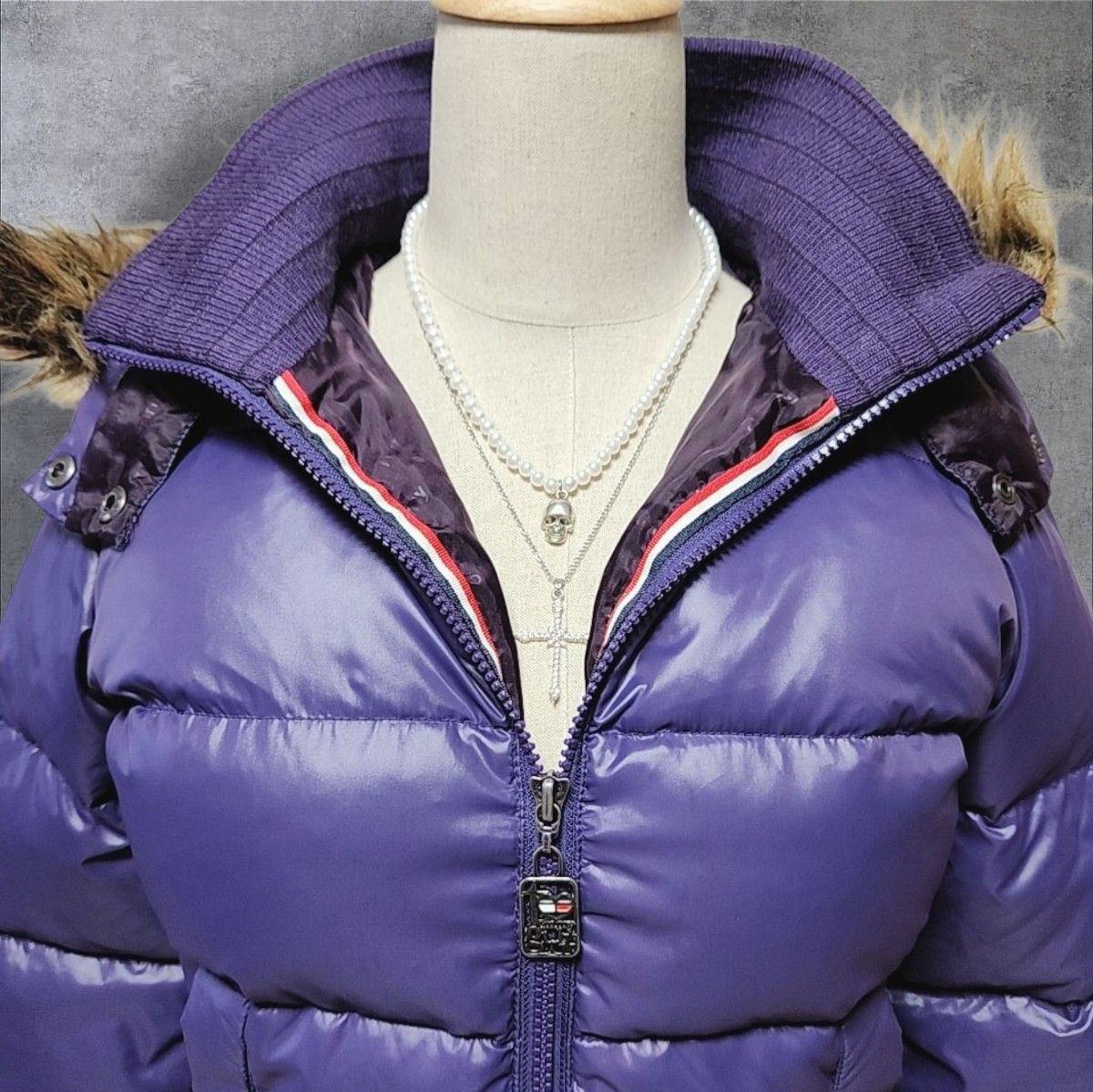 美品 tommy girl トミーガール 平成ギャル y2k グランジ ファー付き