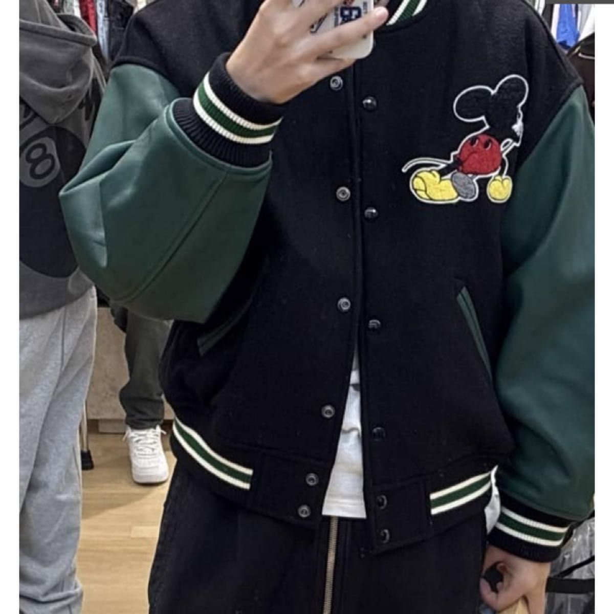 Supreme × Number (N)ine × Mickey Mouse Varsity Jacket Lsize｜Yahoo
