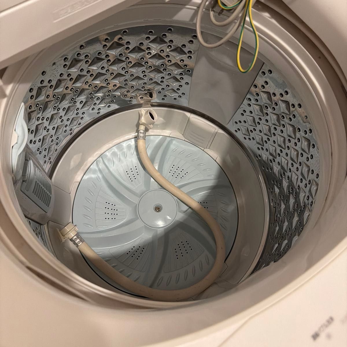 TOSHIBA 縦型全自動洗濯機 AW-7D5(W) 2017年製 調整脚付 東芝 ホワイト