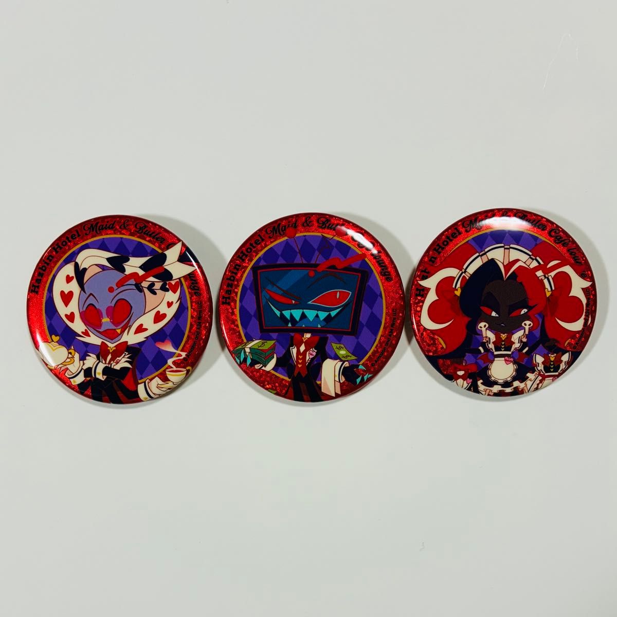 ハズビンホテル ハズビン アニメイトカフェ アニカフェ グリッター缶