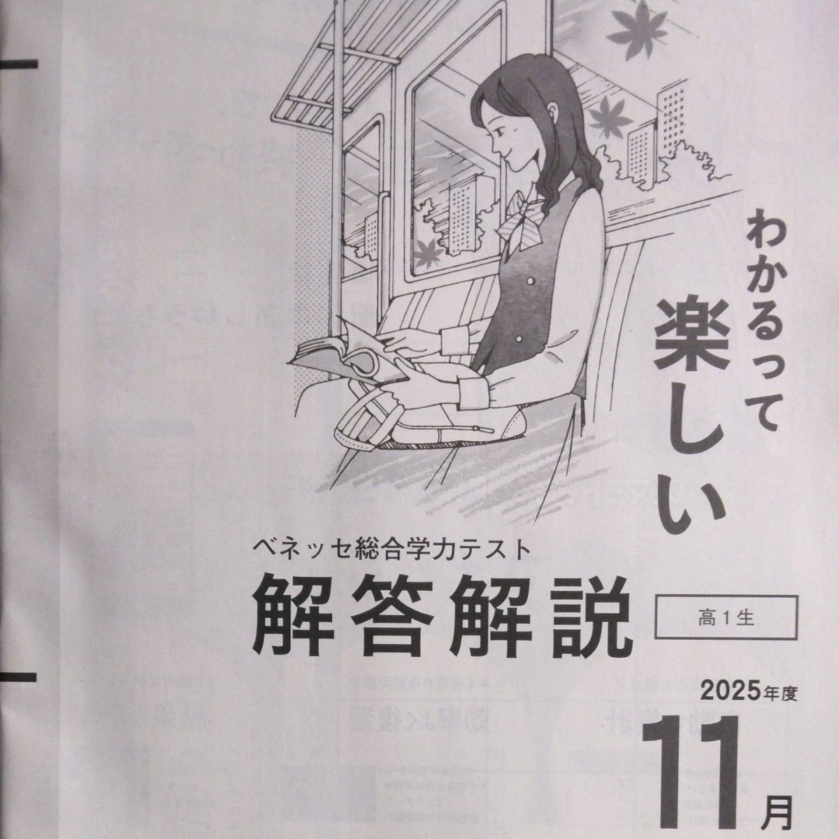 新品未使用 最新版2025 11月 高校1年 ベネッセ総合学力テスト 国語