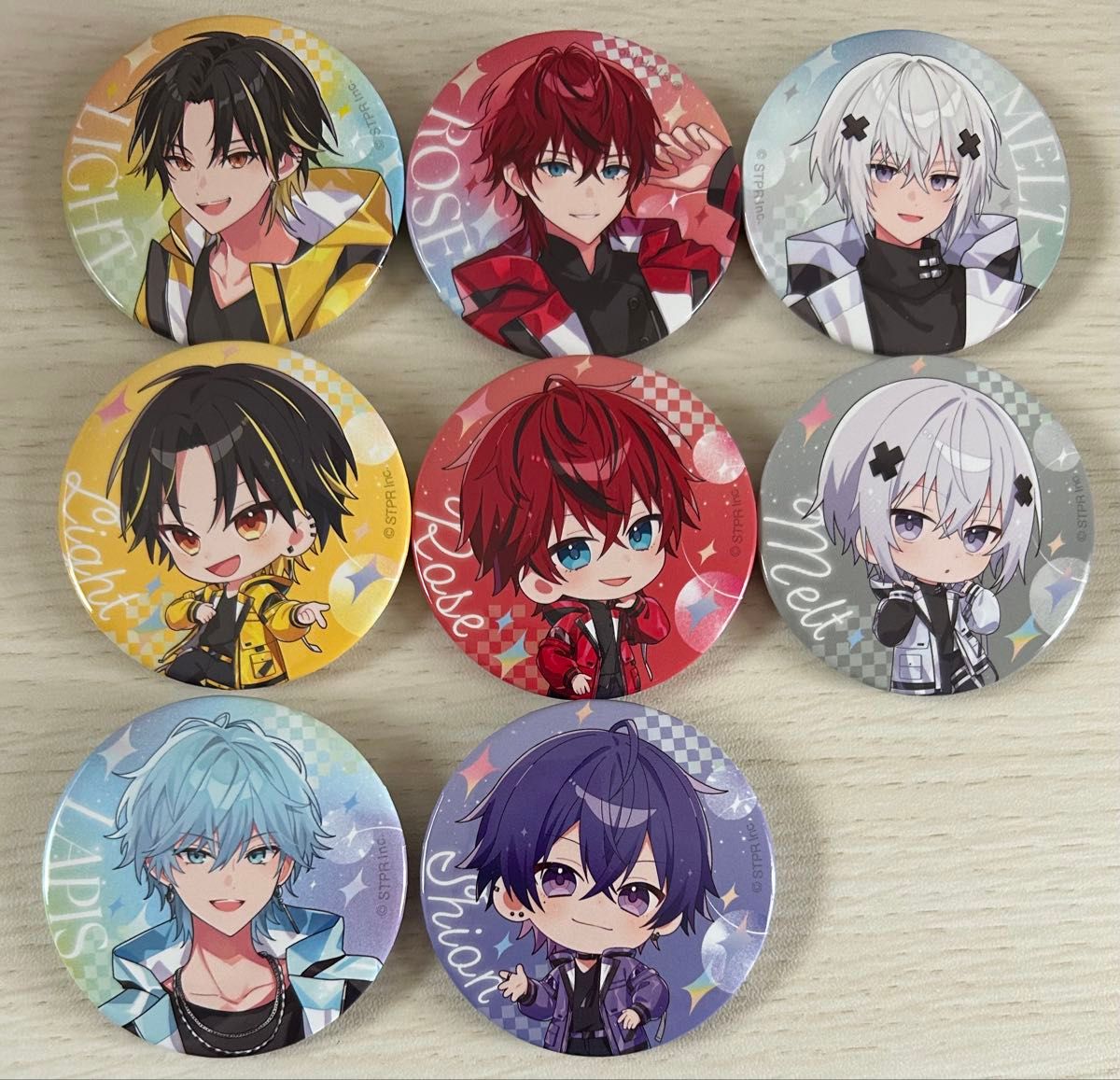 Lapis 夏 ビジュ 等身 めておら 缶バッジ らぴす らぴすくん Lapis 夏