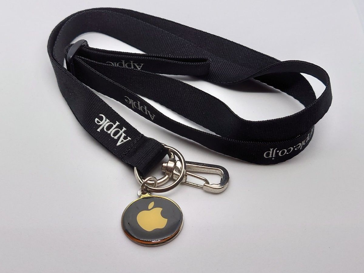 Apple（アップル） ロゴ入りネックストラップ ノベルティ 希少｜Yahoo