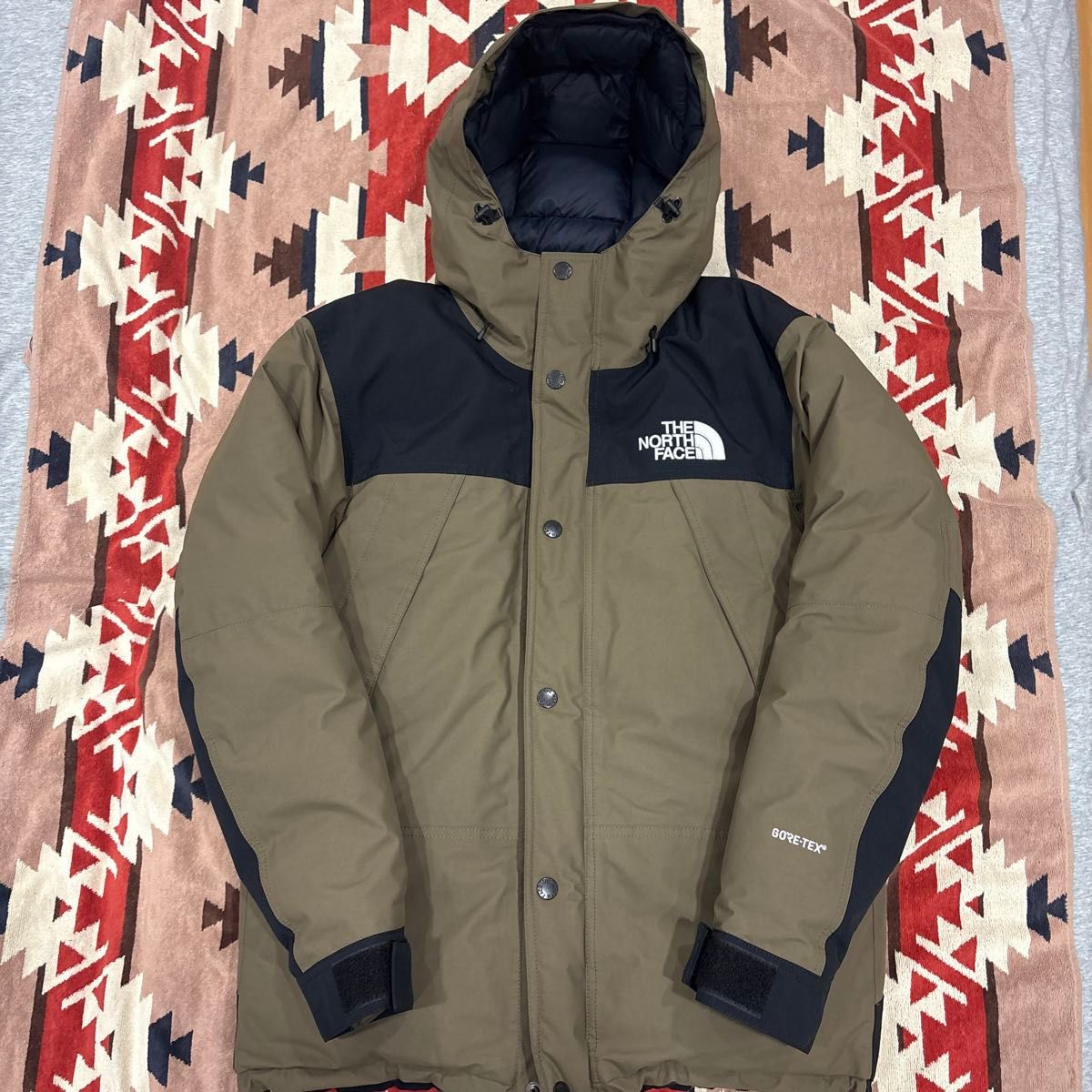 希少 ビーチグリーン マウンテンダウンジャケット ノースフェイス M