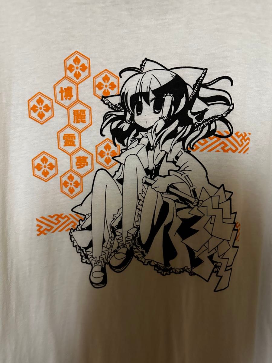 東方Project 博麗霊夢 Tシャツ 同人 Printstar Lサイズ ホワイト T