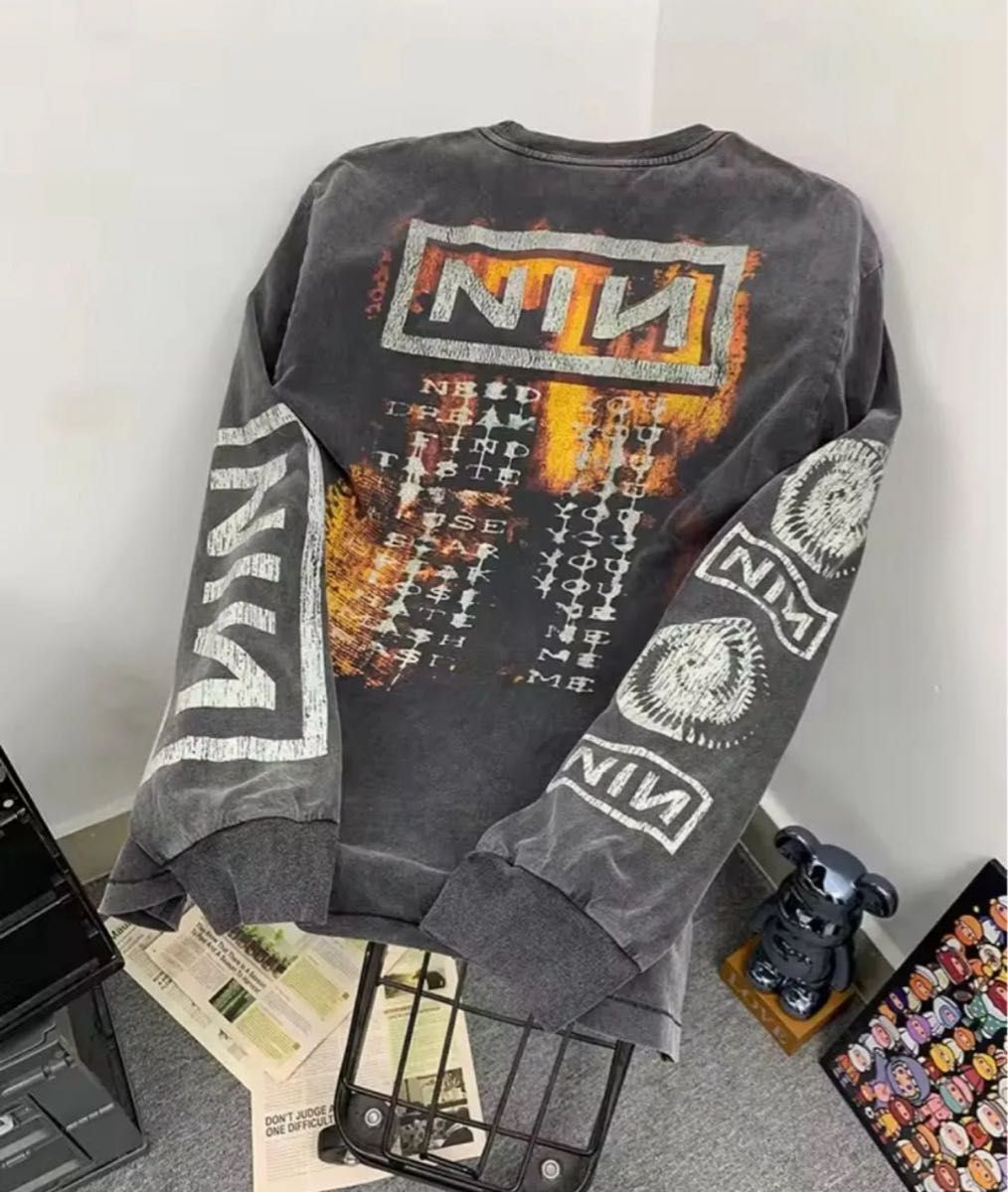 SAINT MICHAEL セントマイケル ナインインチネイルズ ロンT 新品