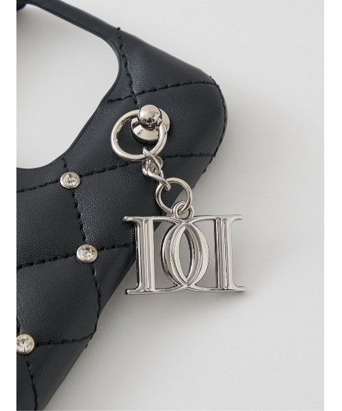 Darich キルティングビジューDDチャームiPhoneケース 16 黒｜Yahoo