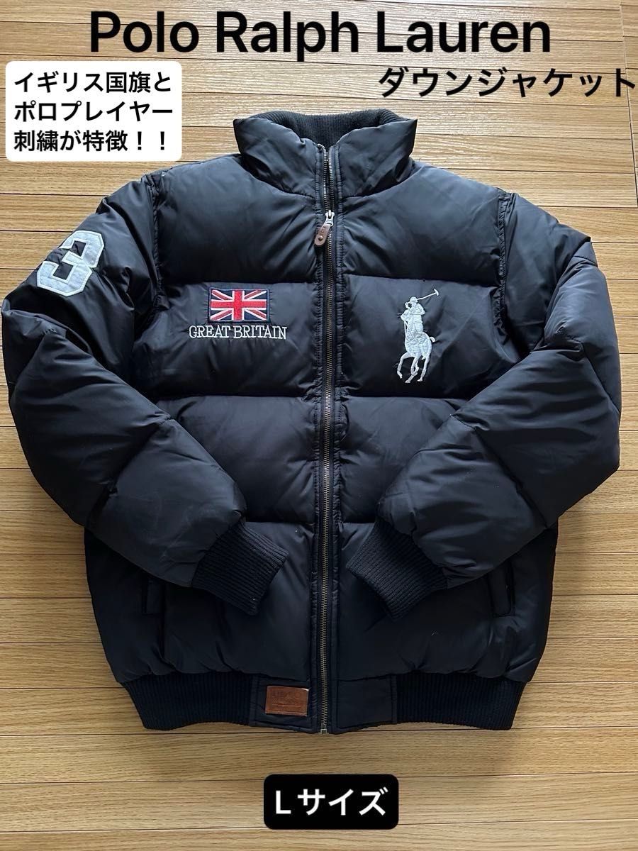 Polo Ralph Lauren ダウンジャケット 黒・Lサイズ｜Yahoo!フリマ（旧