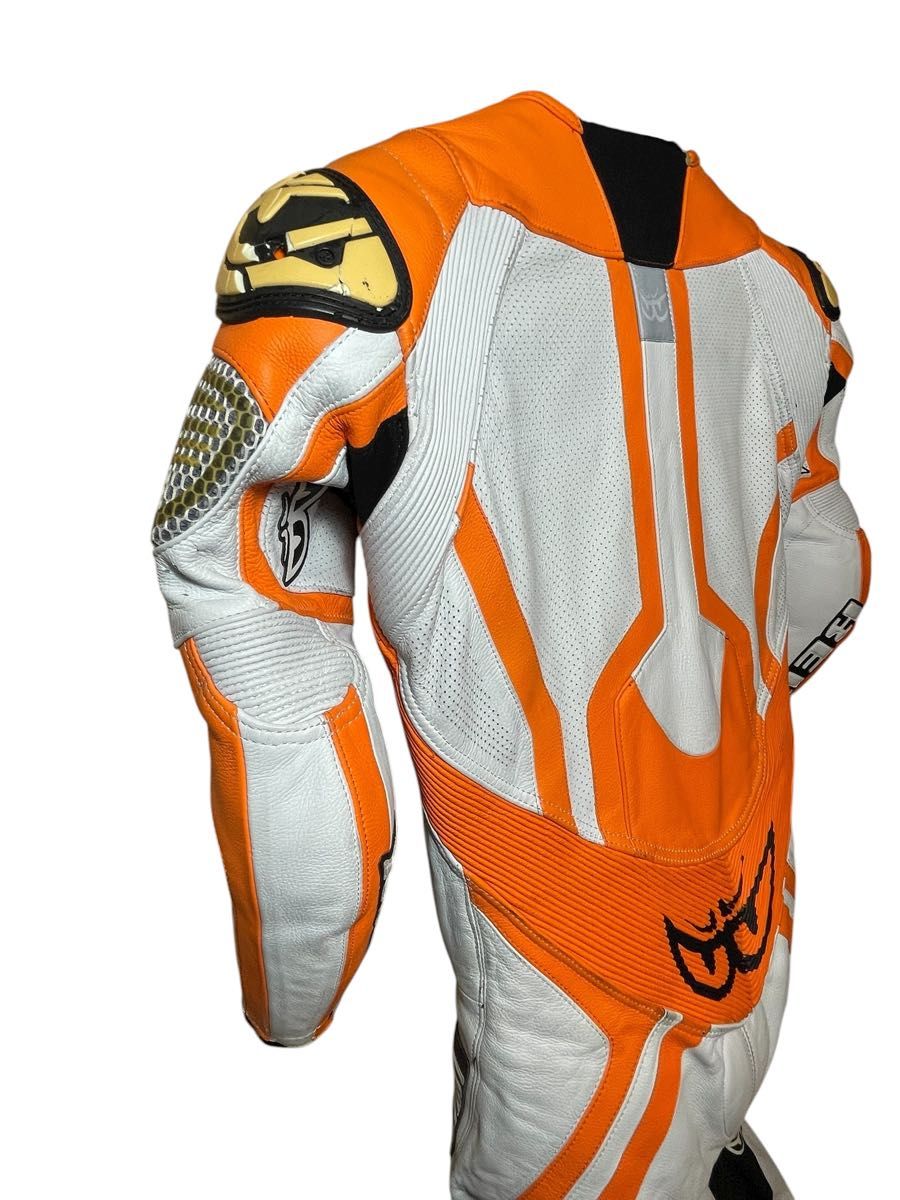 MFJ公認 BERIK ベリック SuperMotard レーシングスーツ 皮ツナギ M